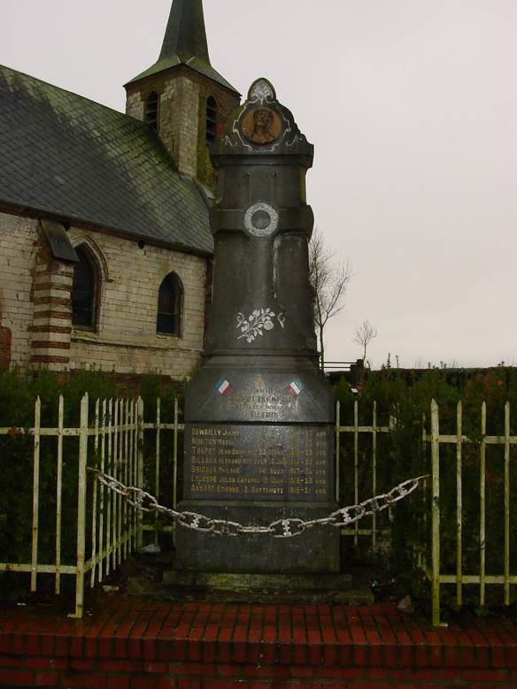 Le monument aux morts d'HERLINCOURT