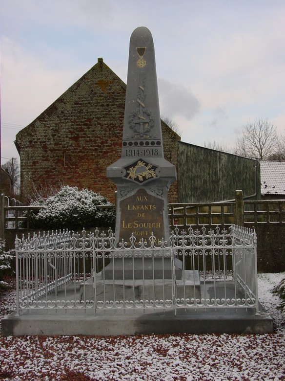Le monument aux morts de LE SOUICH