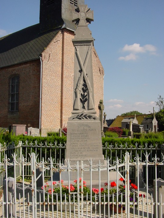 Le monument aux morts de SOMBRIN