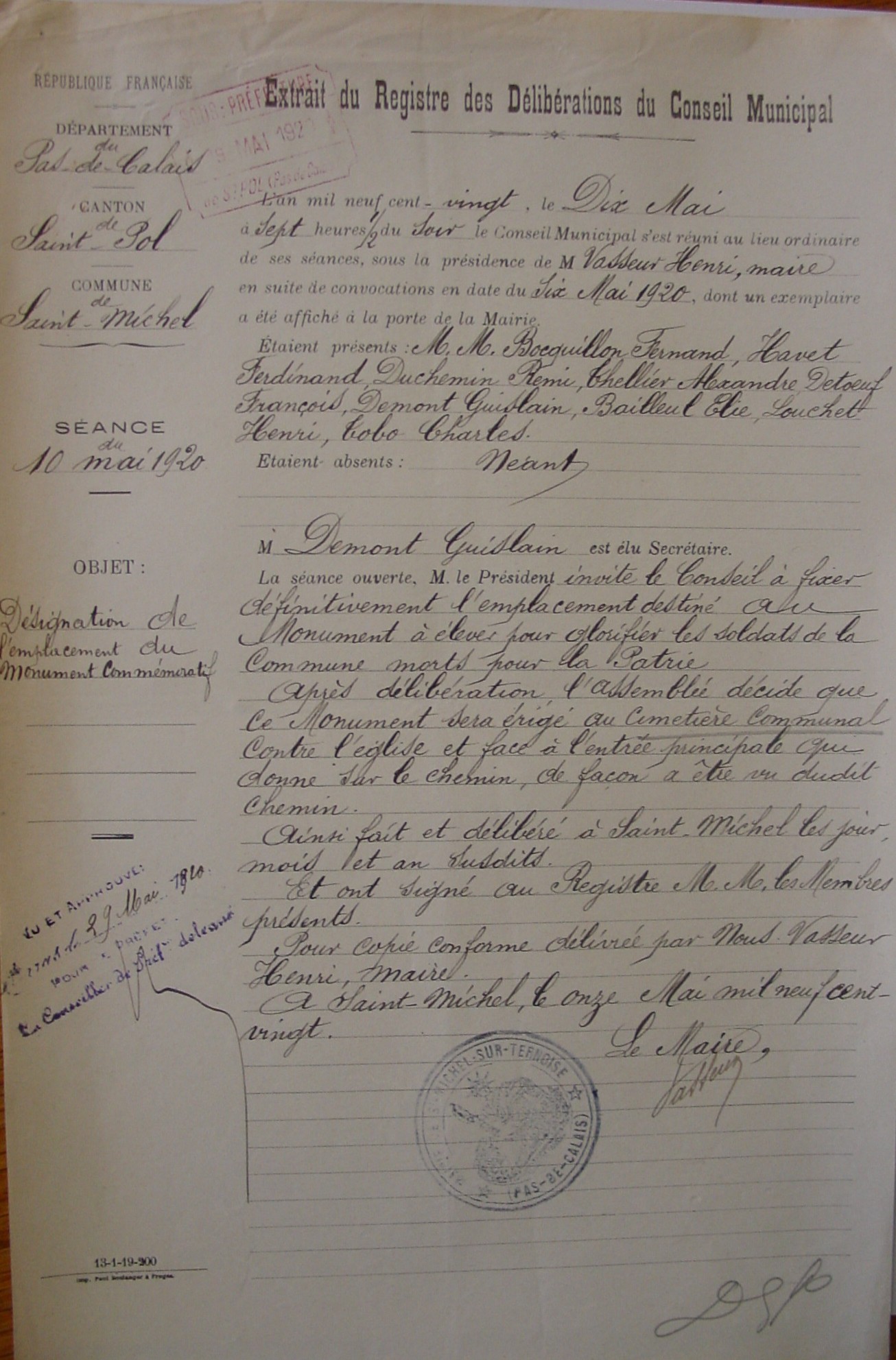 Archives du Pas-de-Calais, Srie 2O/763/2