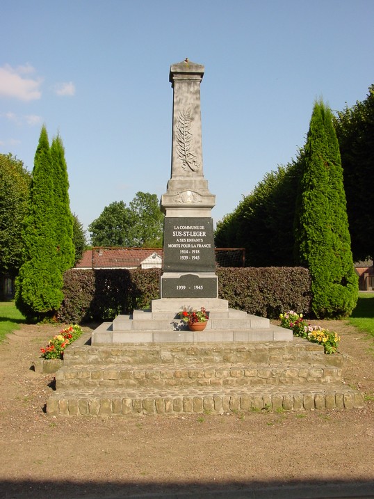 Le monument aux morts de SUS-SAINT-LEGER
