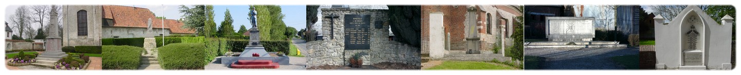 Différents types de monuments aux morts du Ternois Différents types de monuments aux morts du Ternois