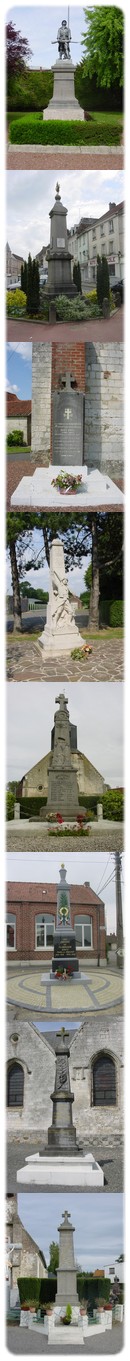 Types de monuments aux morts du Ternois